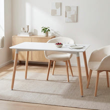 Load image into Gallery viewer, Sana Dining Table Rectangle 120 x 80cm - White