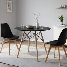 Load image into Gallery viewer, Cena Dining Table Round 90 x 75 cm - Black