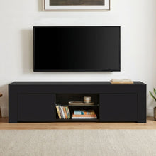 Load image into Gallery viewer, Maize 1.3m LED Entertainment Unit - Black