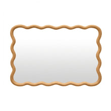 Load image into Gallery viewer, 24425-ripple-wavy-wooden-wall-mirror-91cm-warm-walnut-26032710