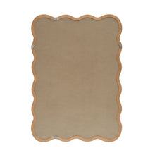 Load image into Gallery viewer, 24425-ripple-wavy-wooden-wall-mirror-91cm-warm-walnut-26032715