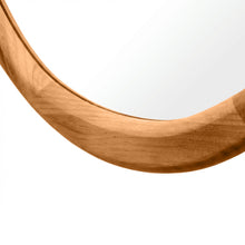 Load image into Gallery viewer, 24426-noma-pebble-wall-mirror-93cm-warm-walnut-26032715