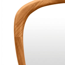 Load image into Gallery viewer, 24426-noma-pebble-wall-mirror-93cm-warm-walnut-26032714