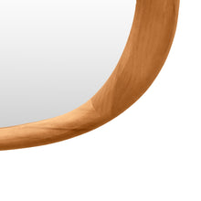 Load image into Gallery viewer, 24426-noma-pebble-wall-mirror-93cm-warm-walnut-26032716