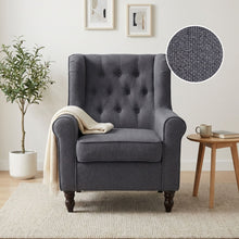 Load image into Gallery viewer, Windsor Linen Armchair - Light Grey