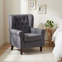 Load image into Gallery viewer, Windsor Linen Armchair - Light Grey