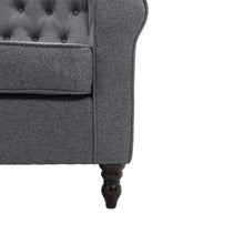 Load image into Gallery viewer, Windsor Linen Armchair - Light Grey