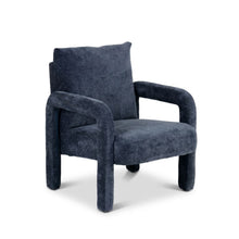 Load image into Gallery viewer, Modo Chenille Armchair - Navy Blue
