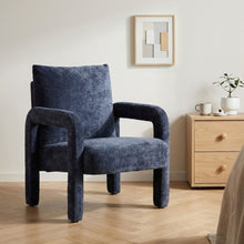 Load image into Gallery viewer, Modo Chenille Armchair - Navy Blue