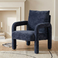 Load image into Gallery viewer, Modo Chenille Armchair - Navy Blue