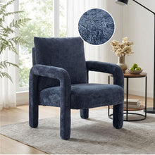 Load image into Gallery viewer, Modo Chenille Armchair - Navy Blue
