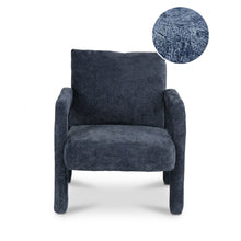 Load image into Gallery viewer, Modo Chenille Armchair - Navy Blue