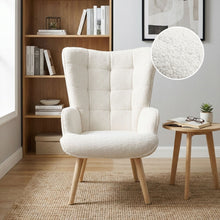 Load image into Gallery viewer, Airi Boucle Armchair - White
