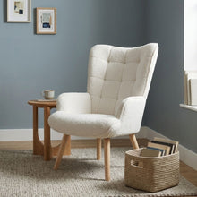 Load image into Gallery viewer, Airi Boucle Armchair - White
