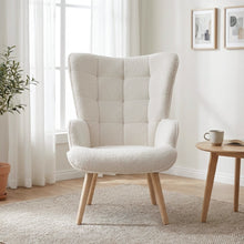 Load image into Gallery viewer, Airi Boucle Armchair - White