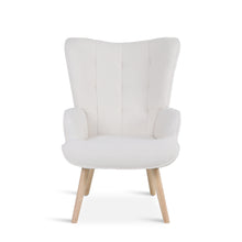 Load image into Gallery viewer, Airi Boucle Armchair - White