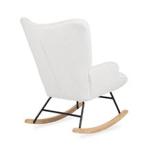Load image into Gallery viewer, Liva Boucle Rocking Armchair - White
