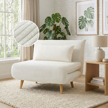 Load image into Gallery viewer, Hastings 1 Seater Fold-Out Sofa Bed - Beige