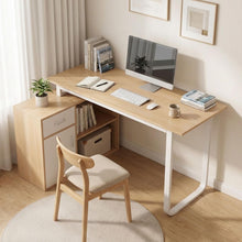 Load image into Gallery viewer, Yates 120cm Computer Desk with Left Cabinet - Oak
