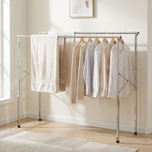 Load image into Gallery viewer, 2.4m Foldable Stainless Steel Clothes Rack