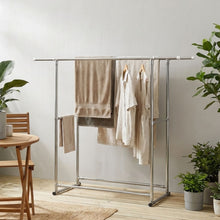 Load image into Gallery viewer, Portable Adjustable Clothes Rack - Double