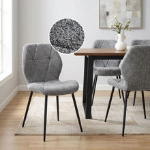 Load image into Gallery viewer, Nori Fabric Dining Chair - Set Of 4 - Grey