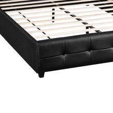 Load image into Gallery viewer, Augusta Queen PU Bed Frame - Black