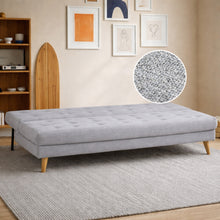 Load image into Gallery viewer, Camden 3 Seater Sofa Bed with Storage - Grey