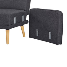 Load image into Gallery viewer, Jarrod 3 Seater Sofa Bed - Dark Grey
