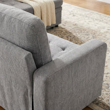 Load image into Gallery viewer, Haven L-Shaped Sofa Bed with Storage - Dark Grey