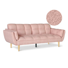 Load image into Gallery viewer, 23209-dover-3-seater-sofa-bed-pink-2604022
