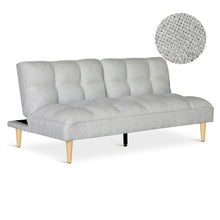 Load image into Gallery viewer, Barton 3 Seater Sofa Bed - Light Grey