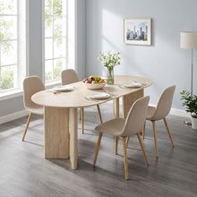 Load image into Gallery viewer, Xanthe Oval Dining Table 180 x 90cm - Travertine