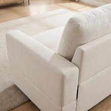 Load image into Gallery viewer, Hexham 3 Seater Modular Sofa with Ottoman - Linen Cream
