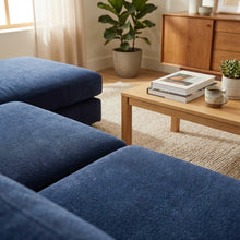 Load image into Gallery viewer, Amy 3 Seater Sofa Bed with Storage - Blue