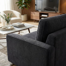 Load image into Gallery viewer, Amy 3 Seater Sofa Bed with Storage - Black