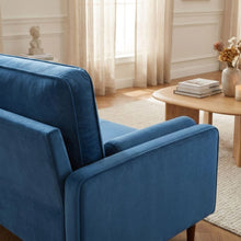 Load image into Gallery viewer, Alaina Velvet 3 Seater Sofa - Blue