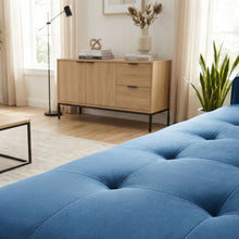 Load image into Gallery viewer, Alaina Velvet 2 Seater Sofa - Blue