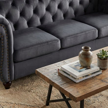 Load image into Gallery viewer, Emily Velvet 3 Seater Sofa – Grey
