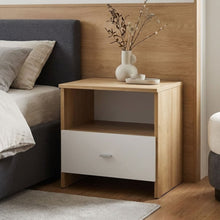 Load image into Gallery viewer, 22095-makalu-wooden-bedside-table-nightstand-oak-2604064