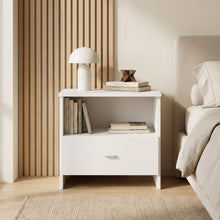 Load image into Gallery viewer, 22101-makalu-wooden-bedside-table-with-1-drawer-white-2604061