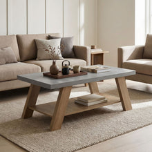 Load image into Gallery viewer, 22334-tommie-rectangular-coffee-table-cement-oak-2604063