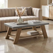 Load image into Gallery viewer, 22334-tommie-rectangular-coffee-table-cement-oak-2604065