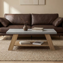 Load image into Gallery viewer, 22334-tommie-rectangular-coffee-table-cement-oak-2604064