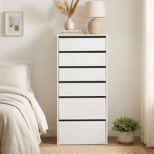 Load image into Gallery viewer, Payette 6 Drawer Wardrobe - White