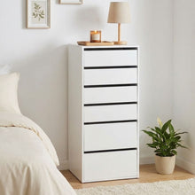 Load image into Gallery viewer, Payette 6 Drawer Wardrobe - White