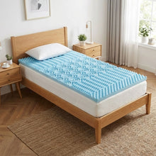 Load image into Gallery viewer, 23030-betalife-5-zone-gel-infused-memory-foam-mattress-topper-single-2604072