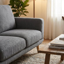 Load image into Gallery viewer, Tova Chenille 3 Seater Sofa - Dark Grey
