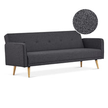 Load image into Gallery viewer, Jarrod 3 Seater Sofa Bed - Dark Grey