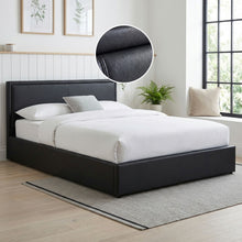 Load image into Gallery viewer, Panelux Queen Gas Lift Bed Frame - Black